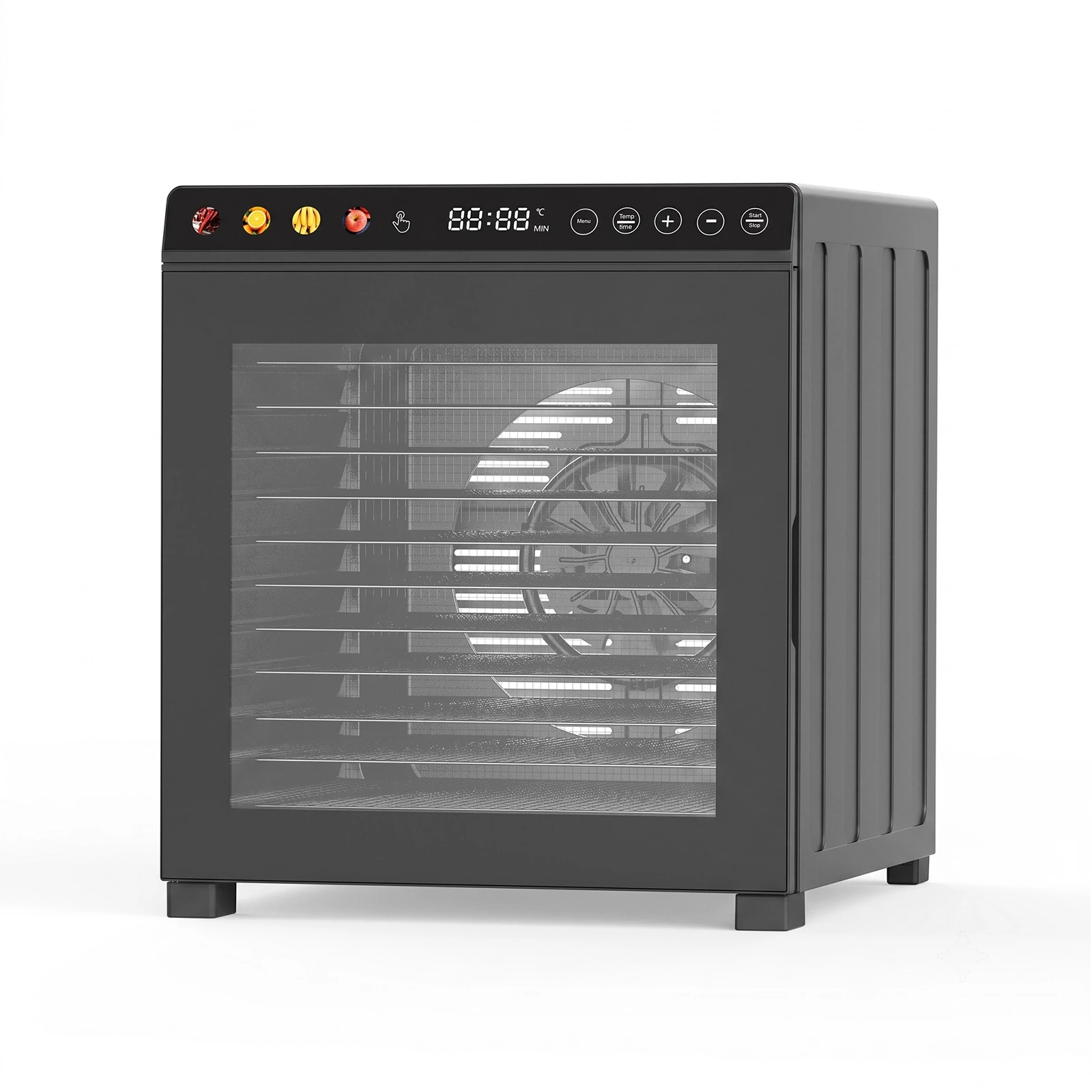 12-Tray Food Dehydrator FD3501 in Black finish — OEM color option