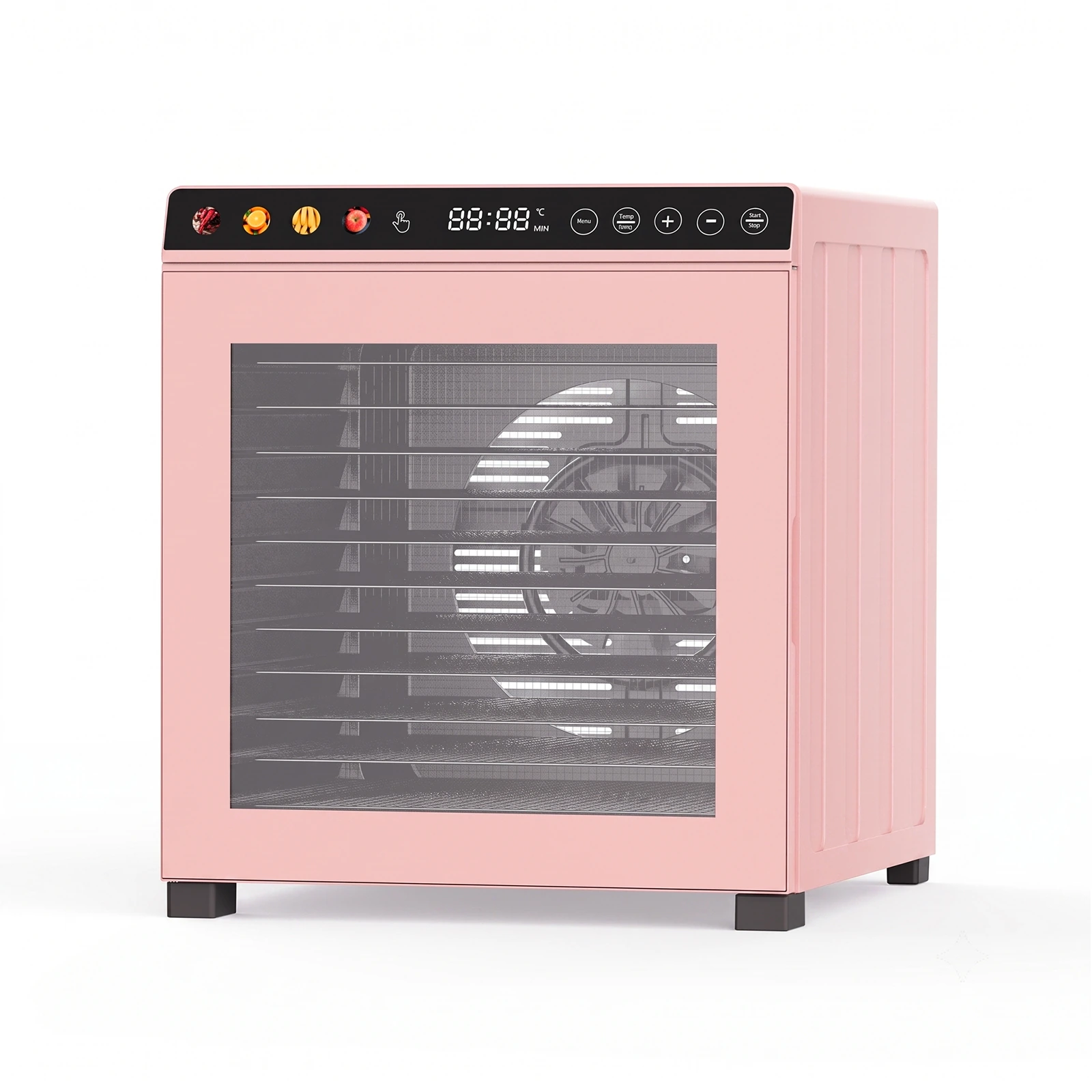 12-Tray Food Dehydrator FD3501 in Pink finish — OEM color option
