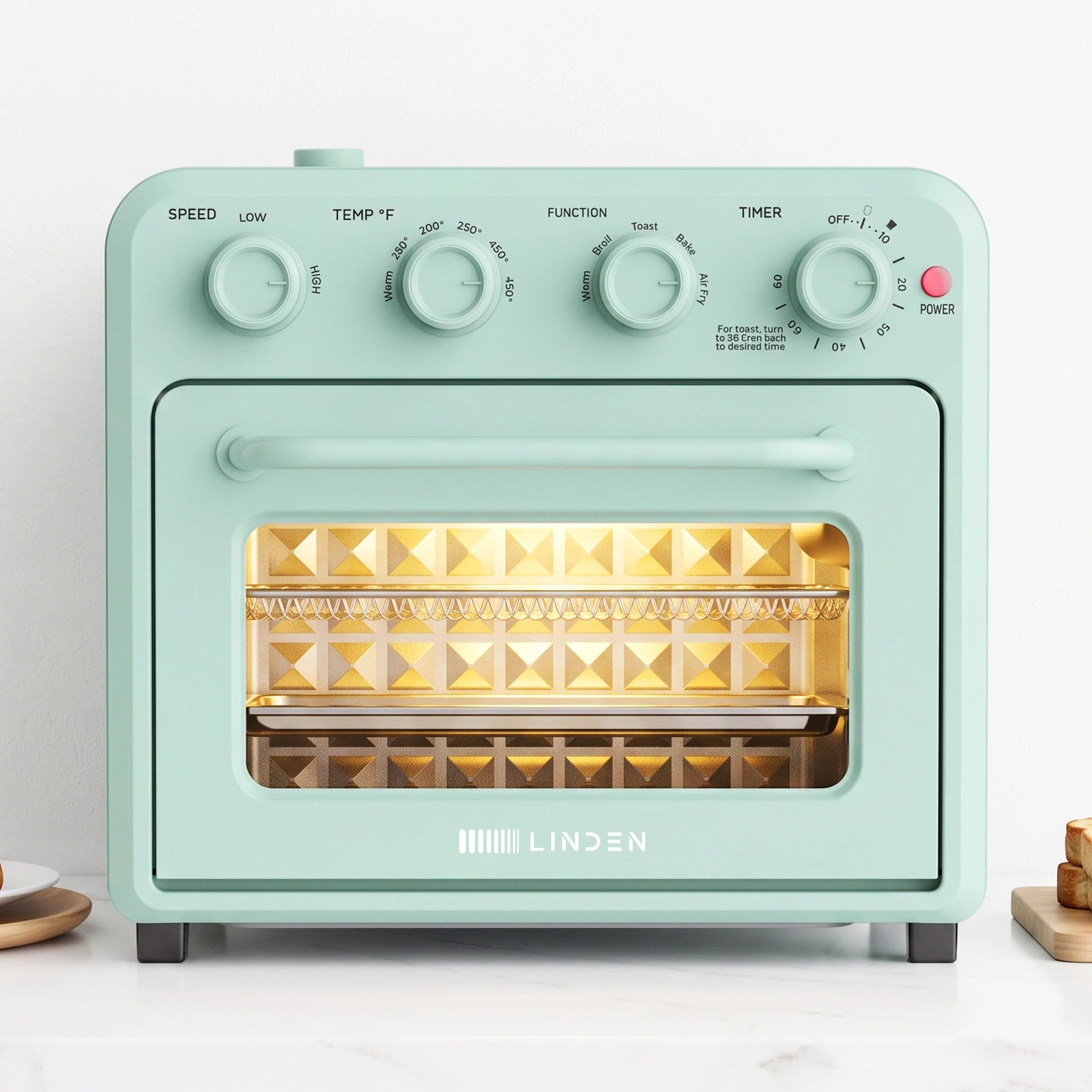 16L Air Fry Oven AA1601 — OEM product front view