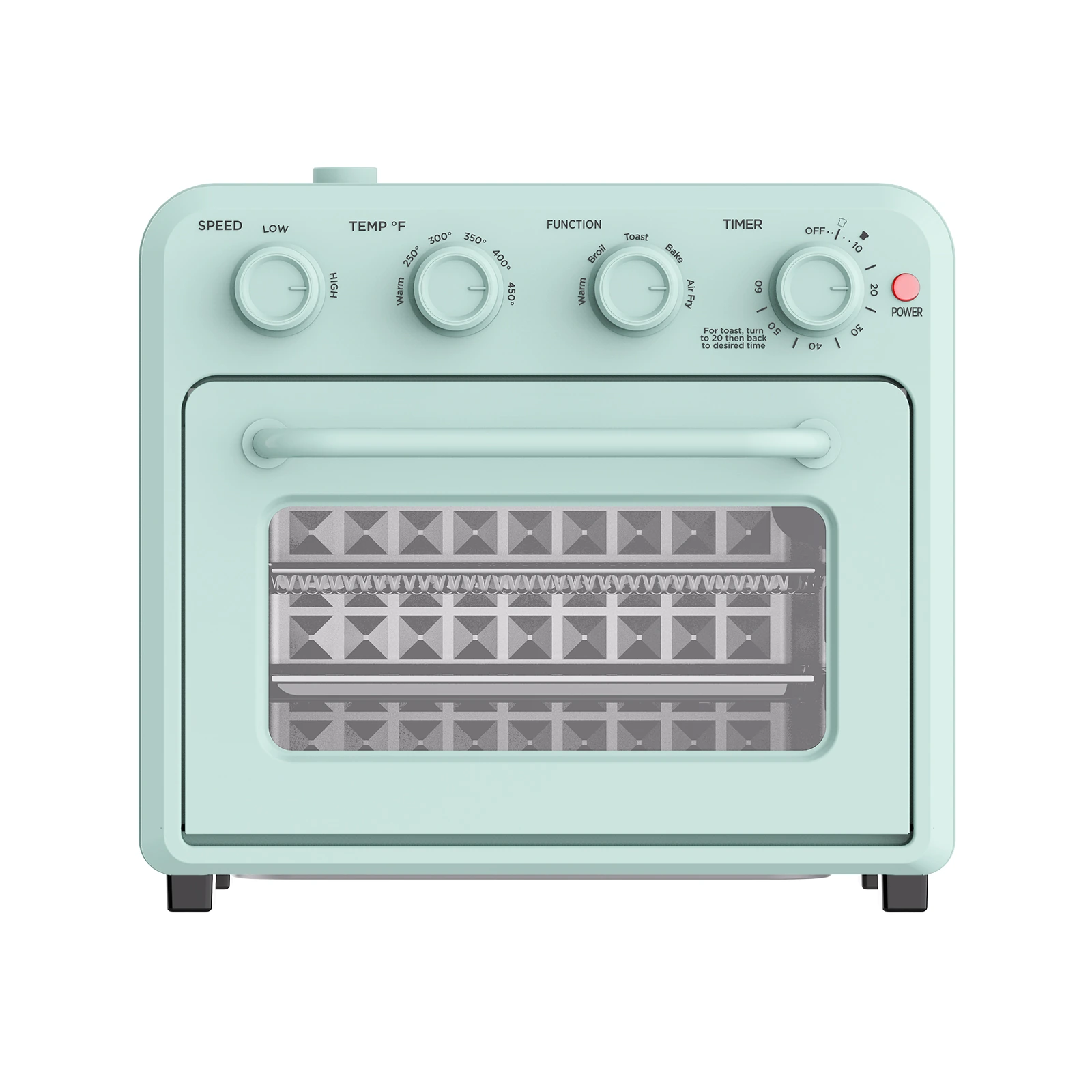 16L Air Fry Oven AA1601 — Isolated front view