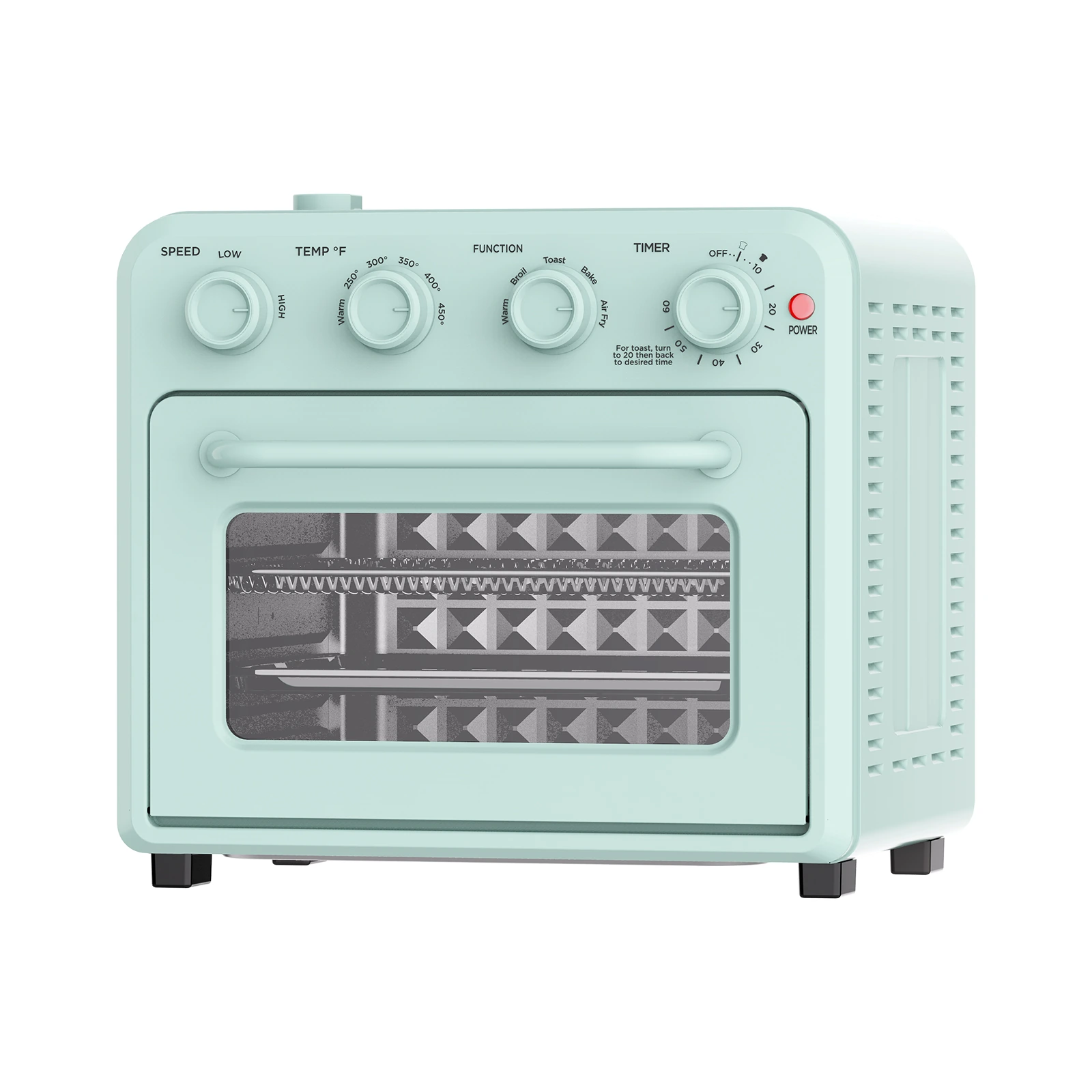 16L Air Fry Oven AA1601 — Right three-quarter view