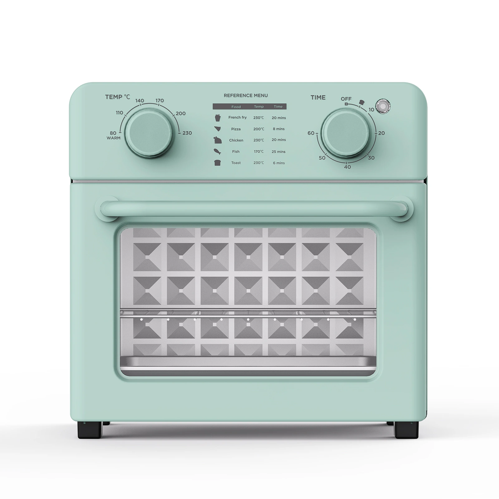 12L Air Fry Oven KA1201 — Right three-quarter view