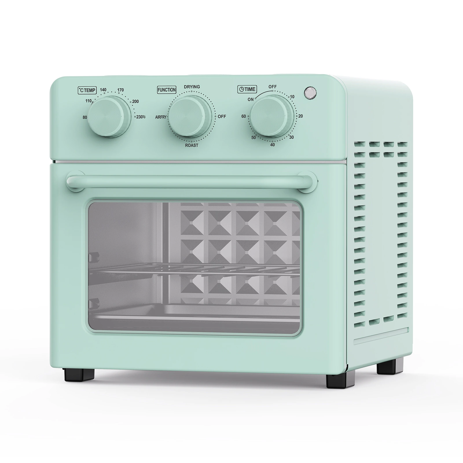 12L Air Fry Oven KA1203 — Left three-quarter view