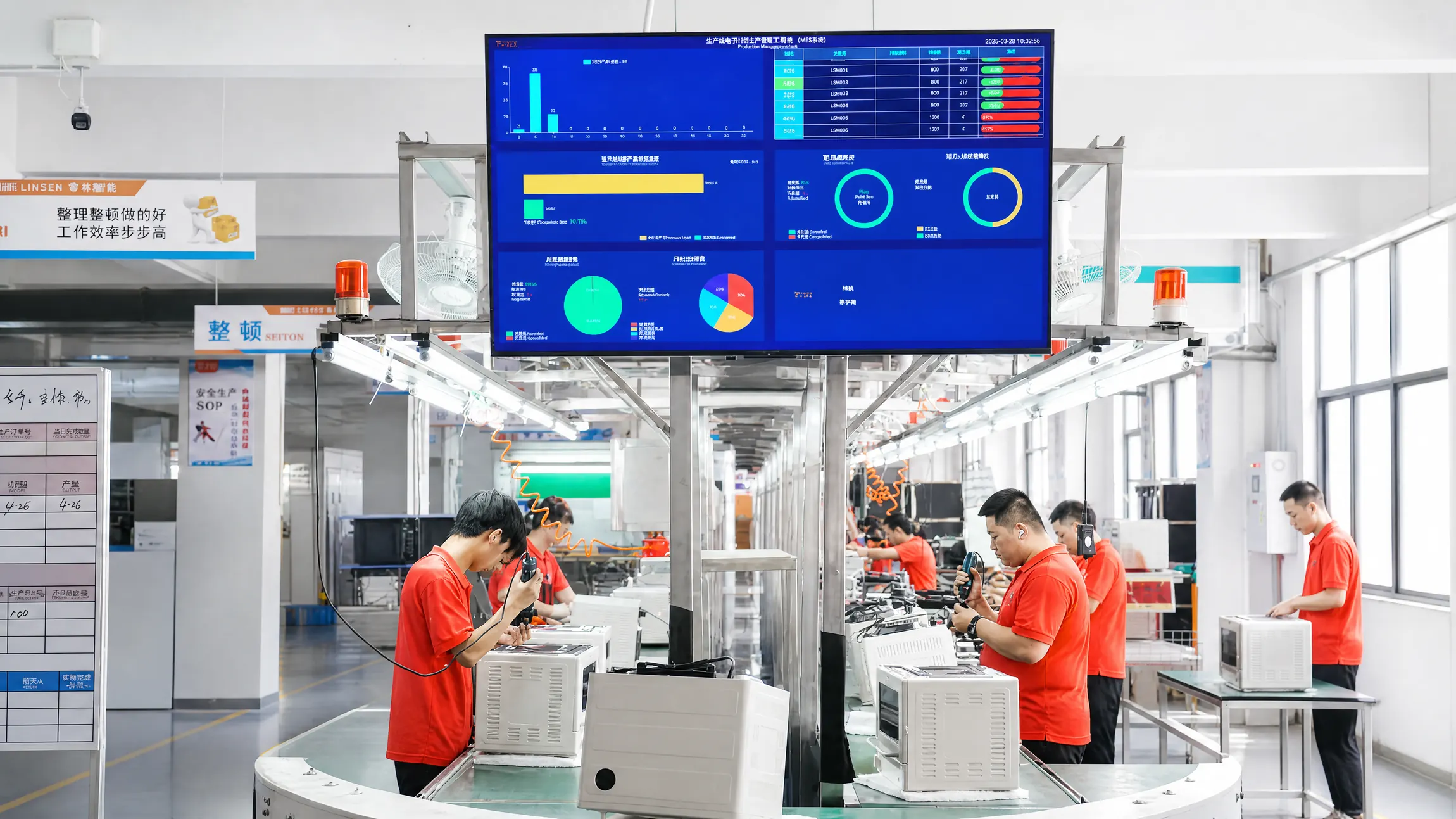 LINDENCOOK countertop oven production line in Foshan