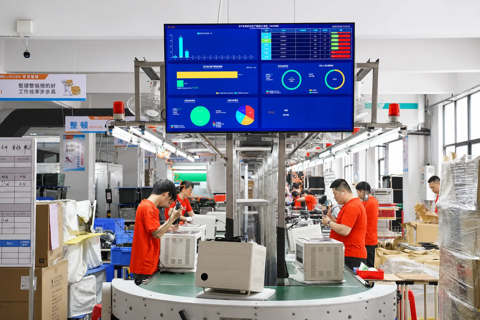 OEM countertop oven production in the LINDENCOOK factory