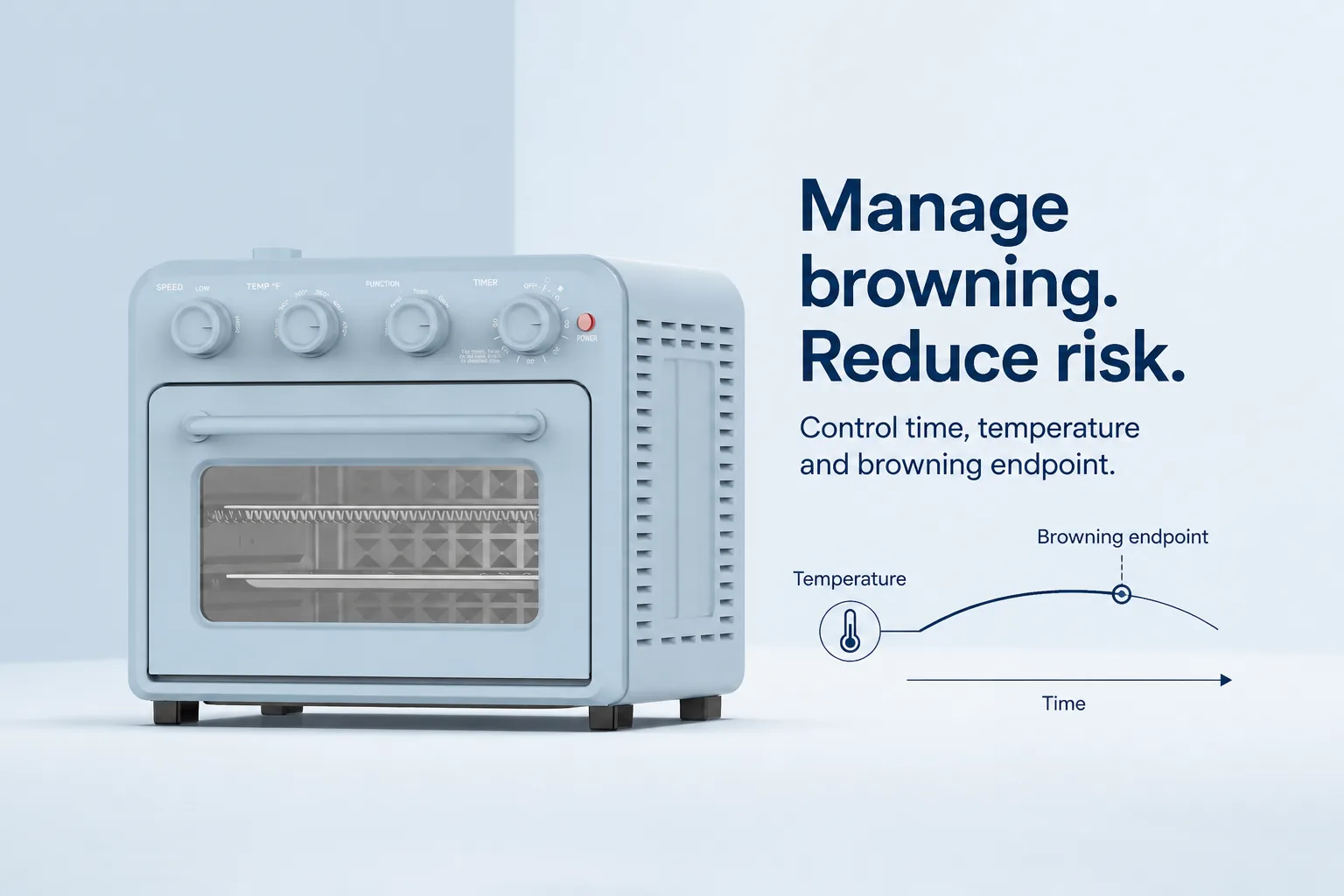 Blog cover: Acrylamide and Oven Browning: Evidence-Based Ways to Reduce Risk