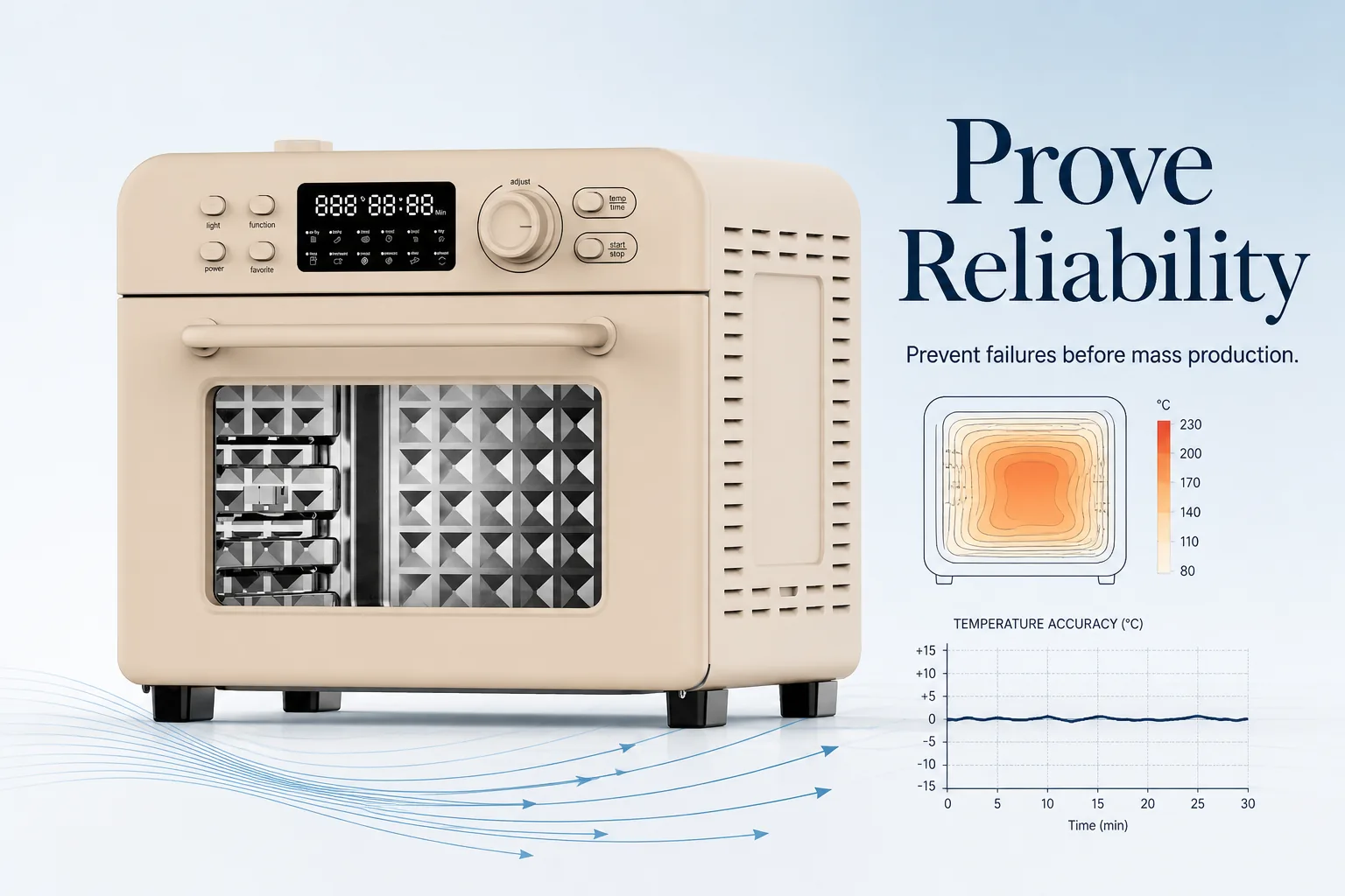 Blog cover: Air Fryer Oven Quality Risks: Preventing Failures Before Mass Production