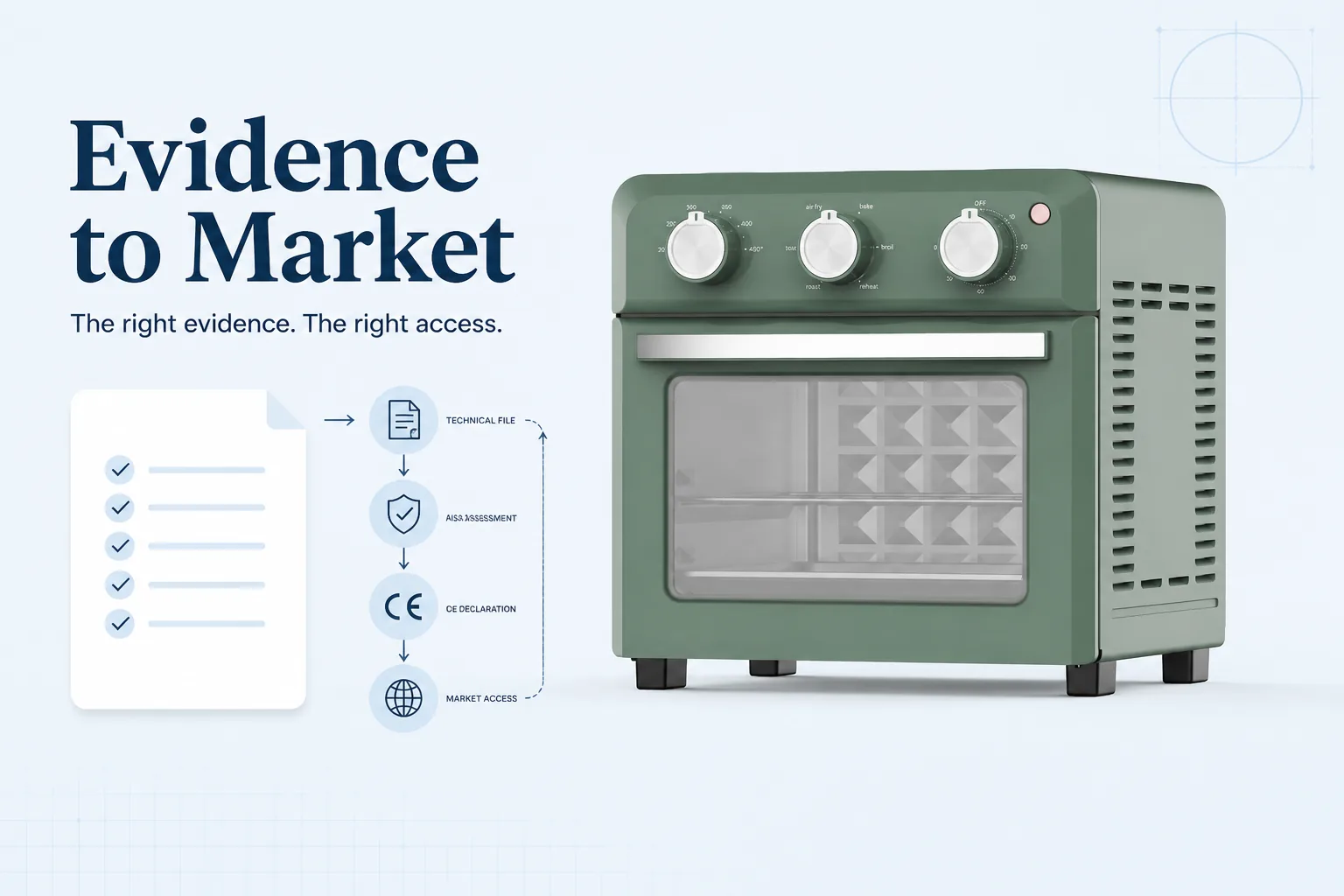 Blog cover: CE, Safety and Market Access: What Evidence Should an Oven OEM Provide?