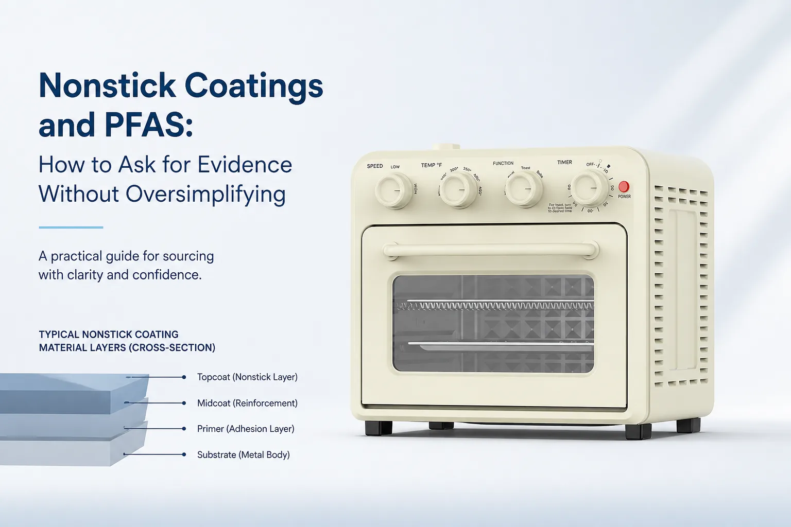 Blog cover: Nonstick Coatings and PFAS: How to Ask for Evidence Without Oversimplifying