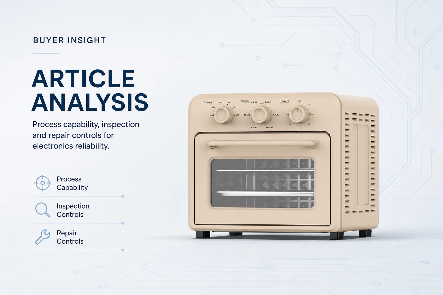 Blog cover: Solder-Joint Workmanship: What Appliance Buyers Should Ask Beyond 'RoHS Compliant'