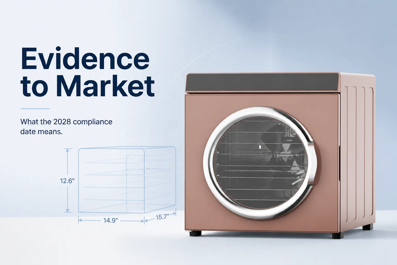 Blog cover: US DOE Cooking-Product Rules: What the 2028 Compliance Date Means